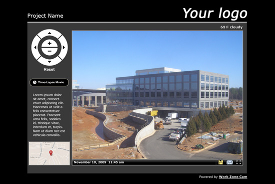 click to enlarge Web Interface